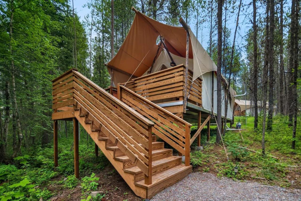 Under Canvas Glacier Coram Bagian luar foto