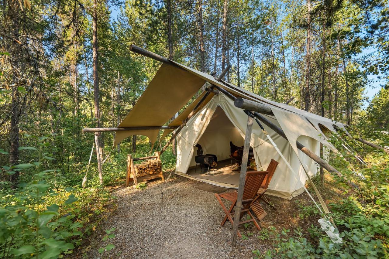 Under Canvas Glacier Coram Bagian luar foto