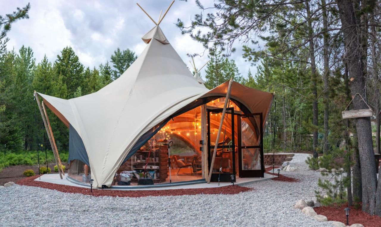 Under Canvas Glacier Coram Bagian luar foto