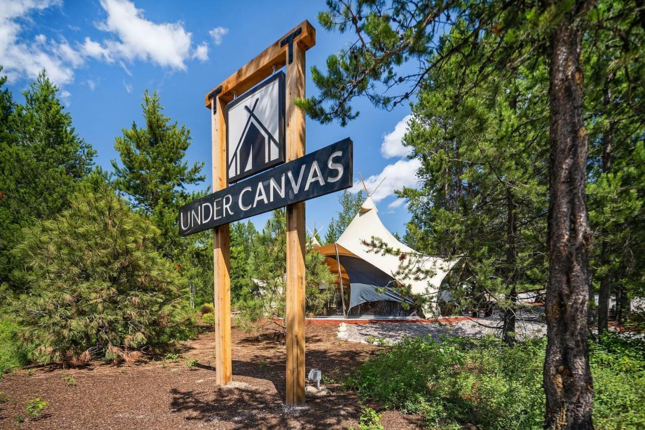 Under Canvas Glacier Coram Bagian luar foto