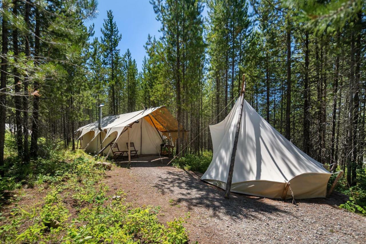 Under Canvas Glacier Coram Bagian luar foto