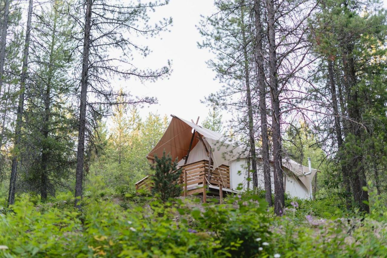 Under Canvas Glacier Coram Bagian luar foto
